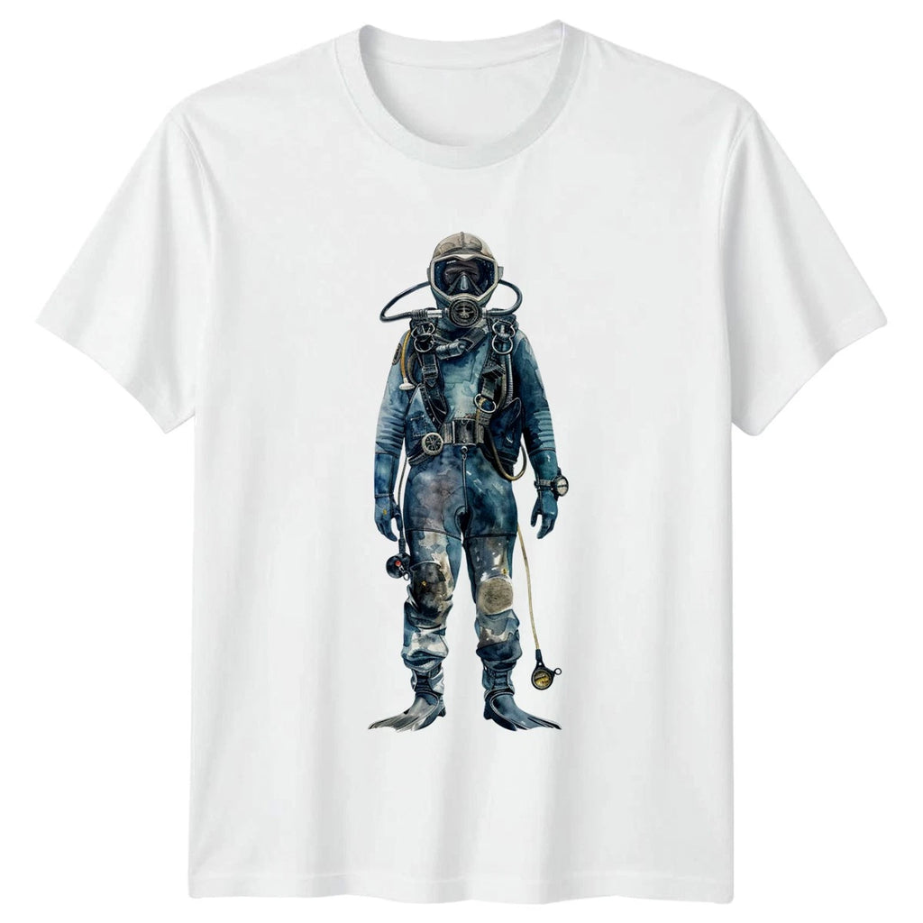 Vintage Scuba Diver T-Shirt Deep Sea Diving Gift For Him And Her