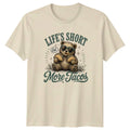 Lifes Short Eat More Tacos T-Shirt Lazy Bear Tacos Birthday Gift For Him And Her