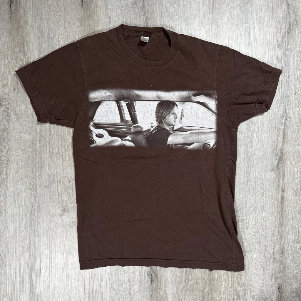 Keith Urban Days Go By Graphic T-Shirt Brown American Apparel Small