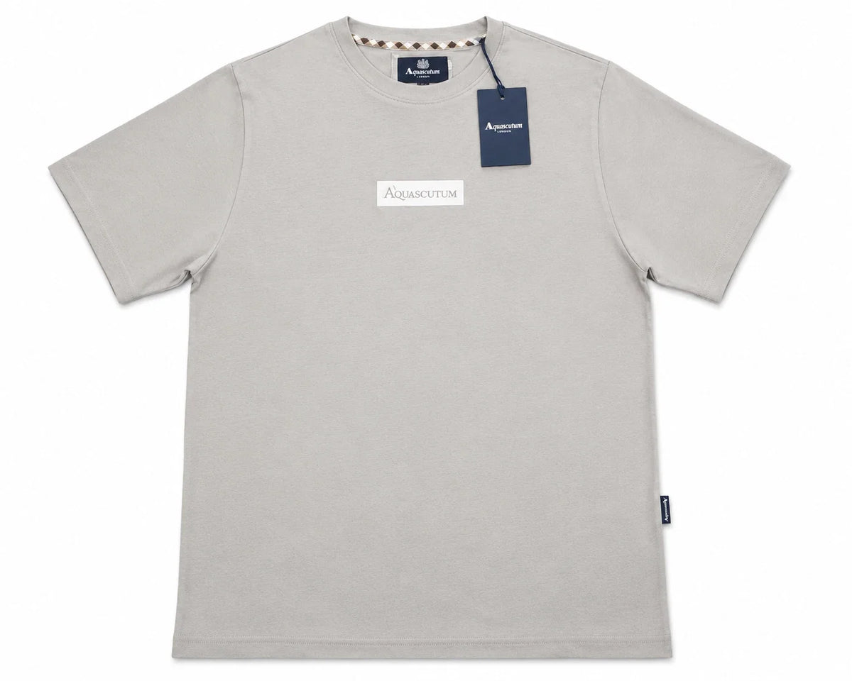 Aquascutum Men's T-Shirt Grey All Sizes *REFBR87-90