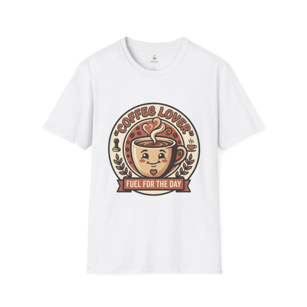 Coffee Lover Fuel for the Day T-Shirt | Cute Coffee Cup Design