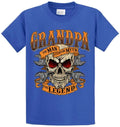 GRANDPA THE LEGEND Cotton Printed Tee Shirt Regular and Big and Tall Sizes