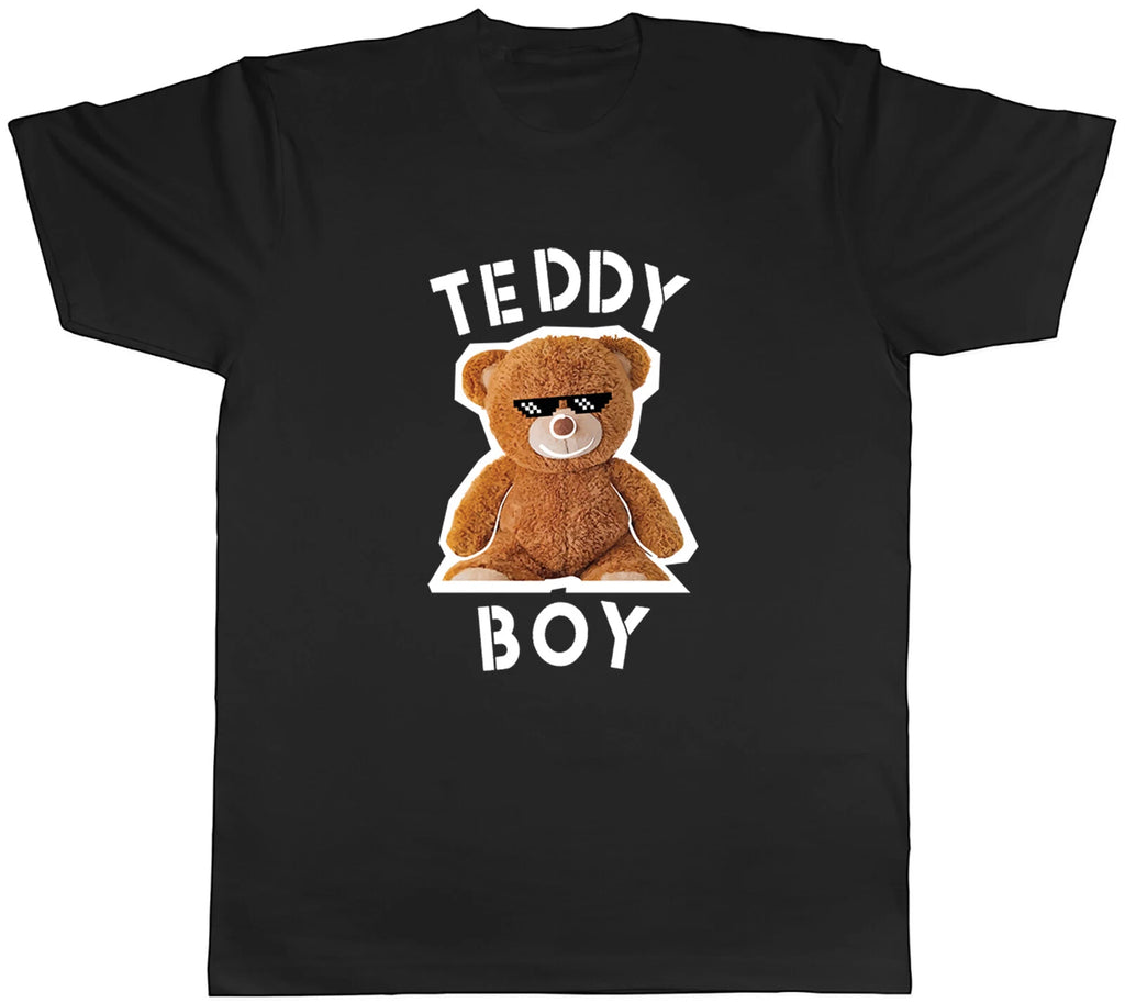 Teddy Boy Mens T-Shirt Funny Cuddly Cool Bear Tee Gift