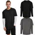 Urban Classics Oversized Shaped Double Layer Longsleeve Tee Shirt 100% Cotton