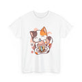 Cat Boba Tea Bubble Tea Anime Kawaii Neko T-Shirt