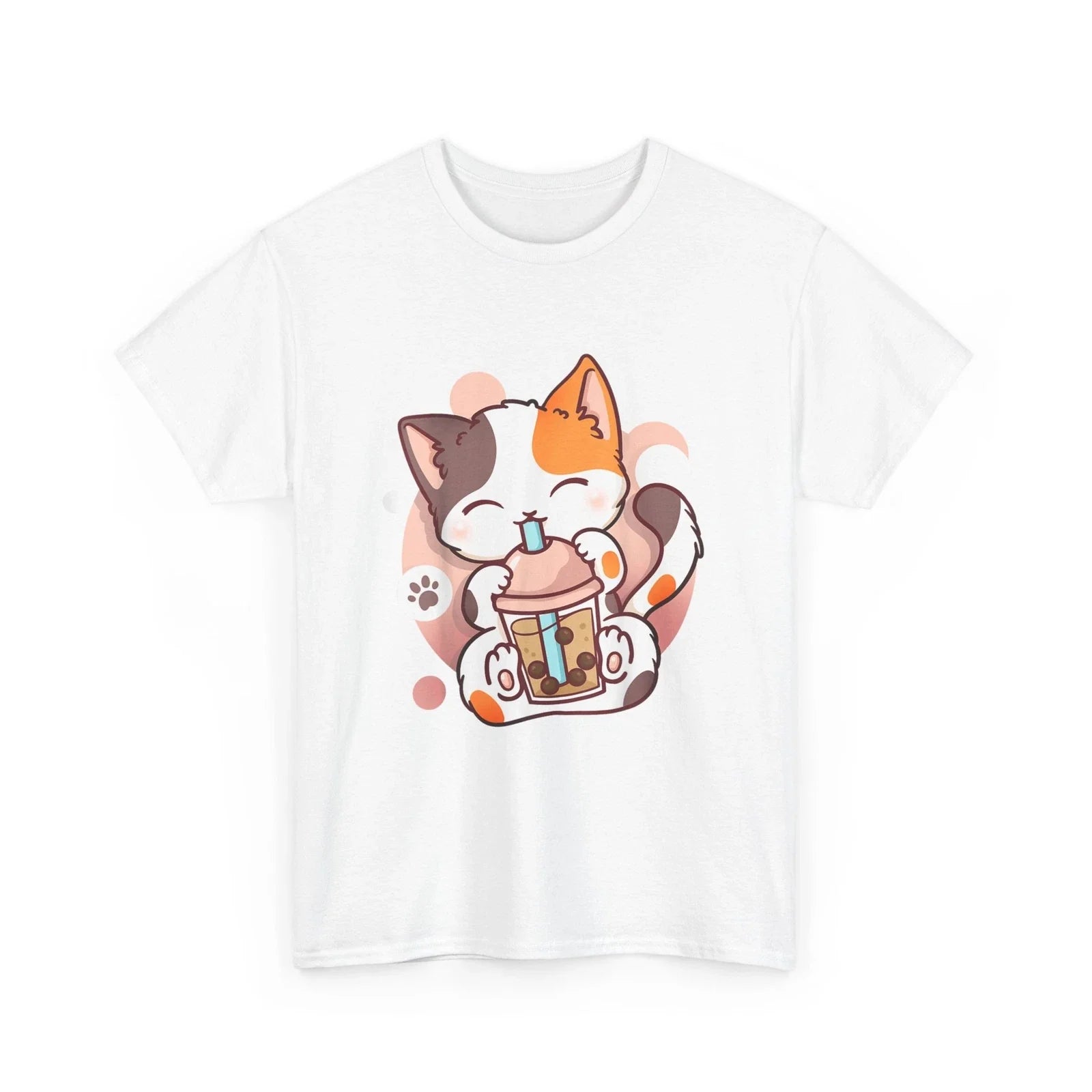 Cat Boba Tea Bubble Tea Anime Kawaii Neko T-Shirt