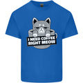 Cat I Need Coffee Right Meow Funny Mens Light Cotton T-Shirt