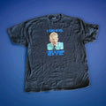 ​Vintage 2004 Office Space O Face Movie Promo Shirt XL Hanes Heavyweight Cult...