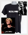 David Bowie Metal World Graphic Shirt Vintage Glam Rock Unisex Tee Top