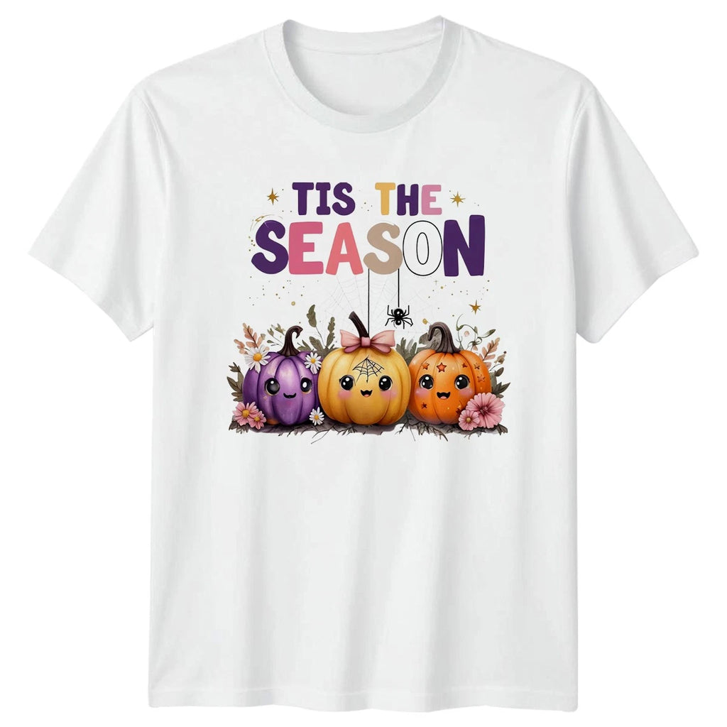 Tis The Season T-Shirt Cute Halloween Kawaii Pumpkins Gift For Him And Her