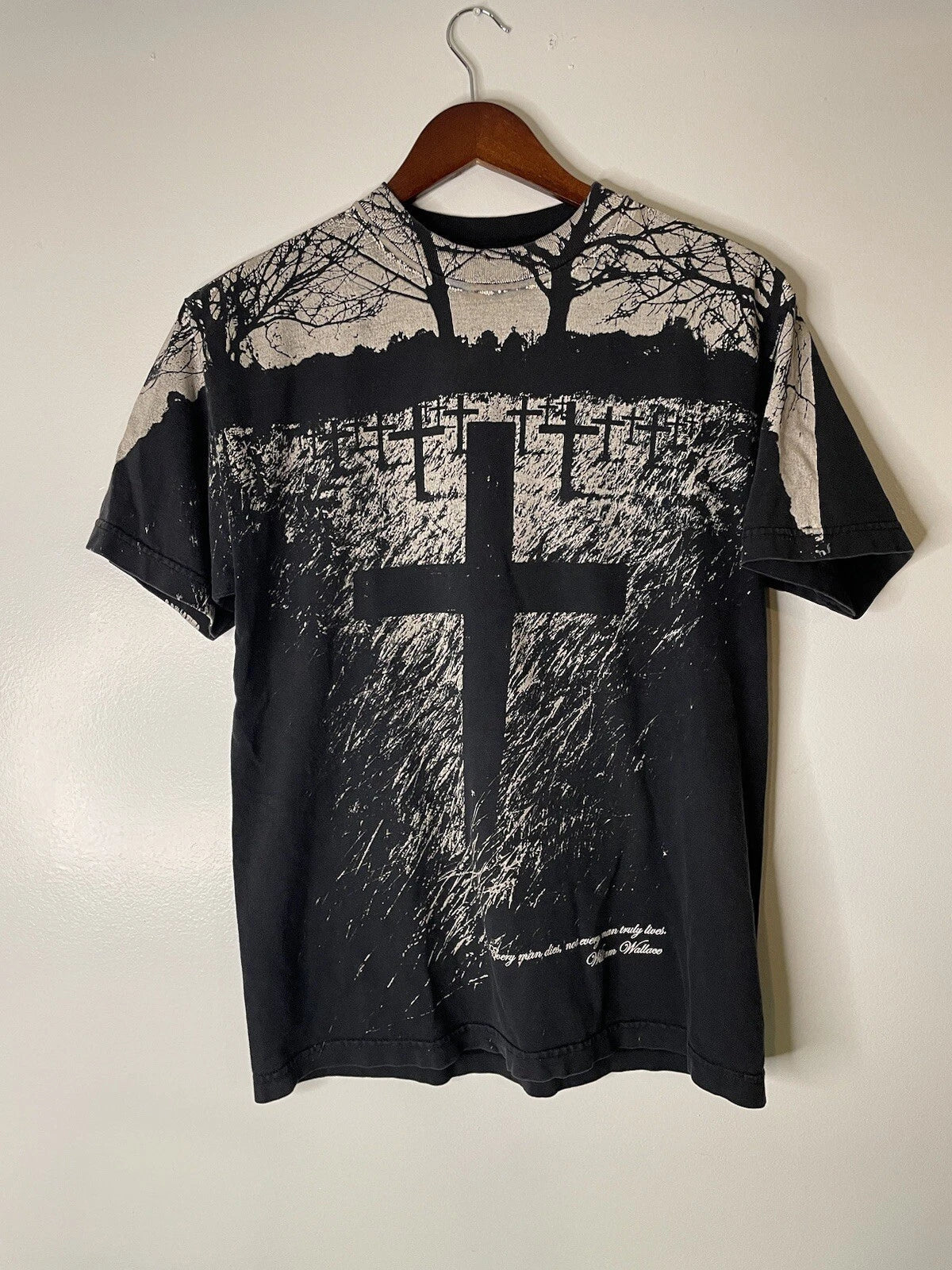 Vtg Y2K Zero Skateboard Jamie Thomas Cross T-Shirt Size M