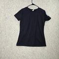 Fashion Gear Fitted Adult T-Shirt Black Large Cotton Crewneck Short Sleeves