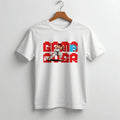 Men's Black Graphic Tee - Pixel Art Gamer T-Shirt - Streetwear Style