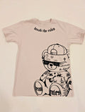 REGSTR Graphic Tee M Beige Streetwear Shirt “Break the Rules” Thug Life