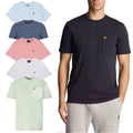 Lyle & Scott Mens Short Sleeve T Shirts Pocket Regular Fit Summer Cotton Tee NEW