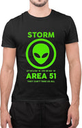 Funny Area 51 Coordinates They Can't Take Us All Alien T-Shirt