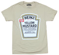 Heinz Yellow Mustard Adult New T-Shirt  -  Classic Bottle Label Pic