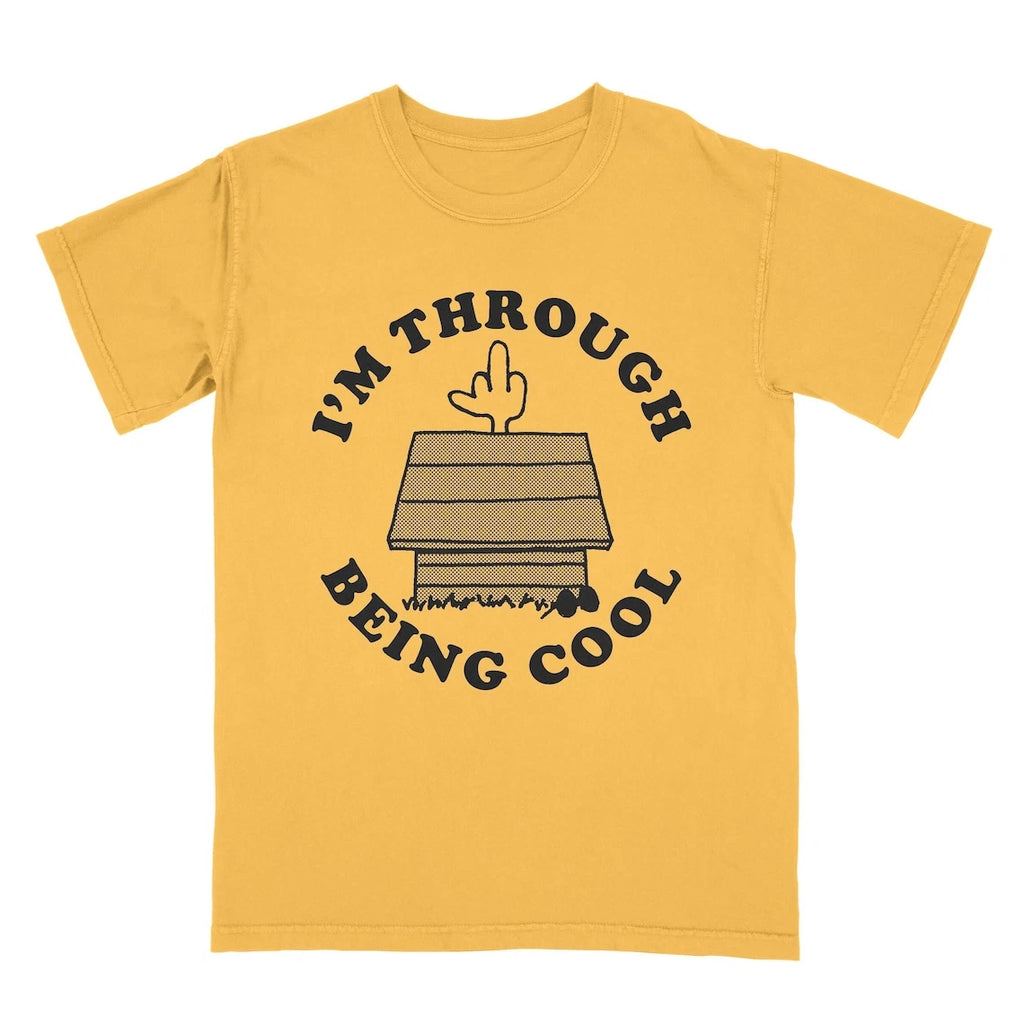 Im Through Being Cool Graphic T Shirt Retro Punk Grunge Unisex Tee Top