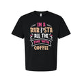 Unisex Barista Coffee T-Shirt With I Am A Barista All The Time With Coffee Graph
