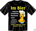 Men's T-Shirt Beer Hormone Funny Quotes Shirts Men's Birthday Gifts