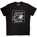 Johnny Cash  Premium Carbon T-Shirt: I Walk The Line (Black) OFFICIAL NEW