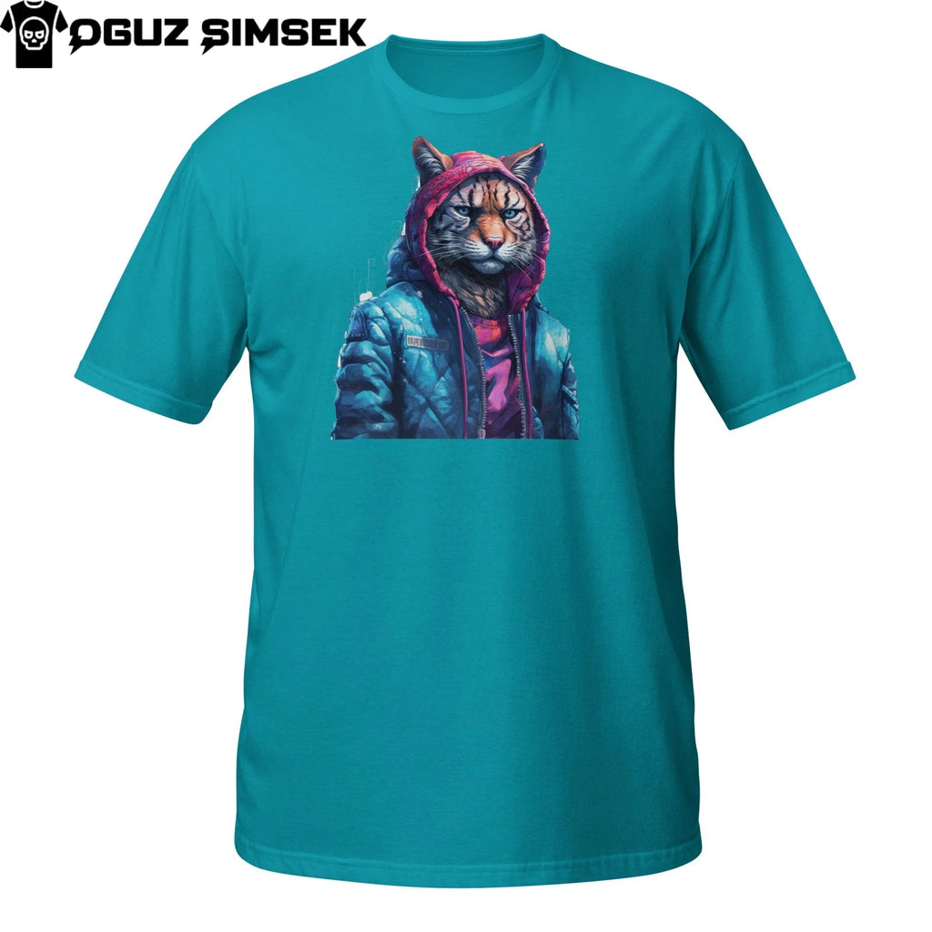 Streetwear Tiger T-Shirt – Urban Animal Hip-Hop Hoodie Style Tee