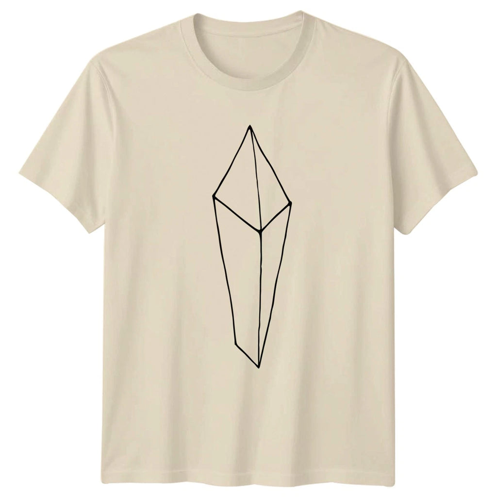 Sacred Geometry Simple Minimalist Crystal T-Shirt Geometric Art Crystal Healing