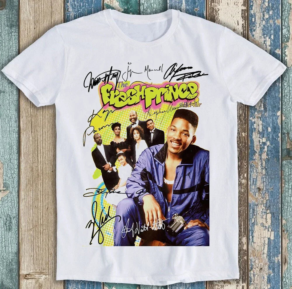 The Fresh Prince of Bel Air Signed Poster Famous Signature Tee T Shirt M1664