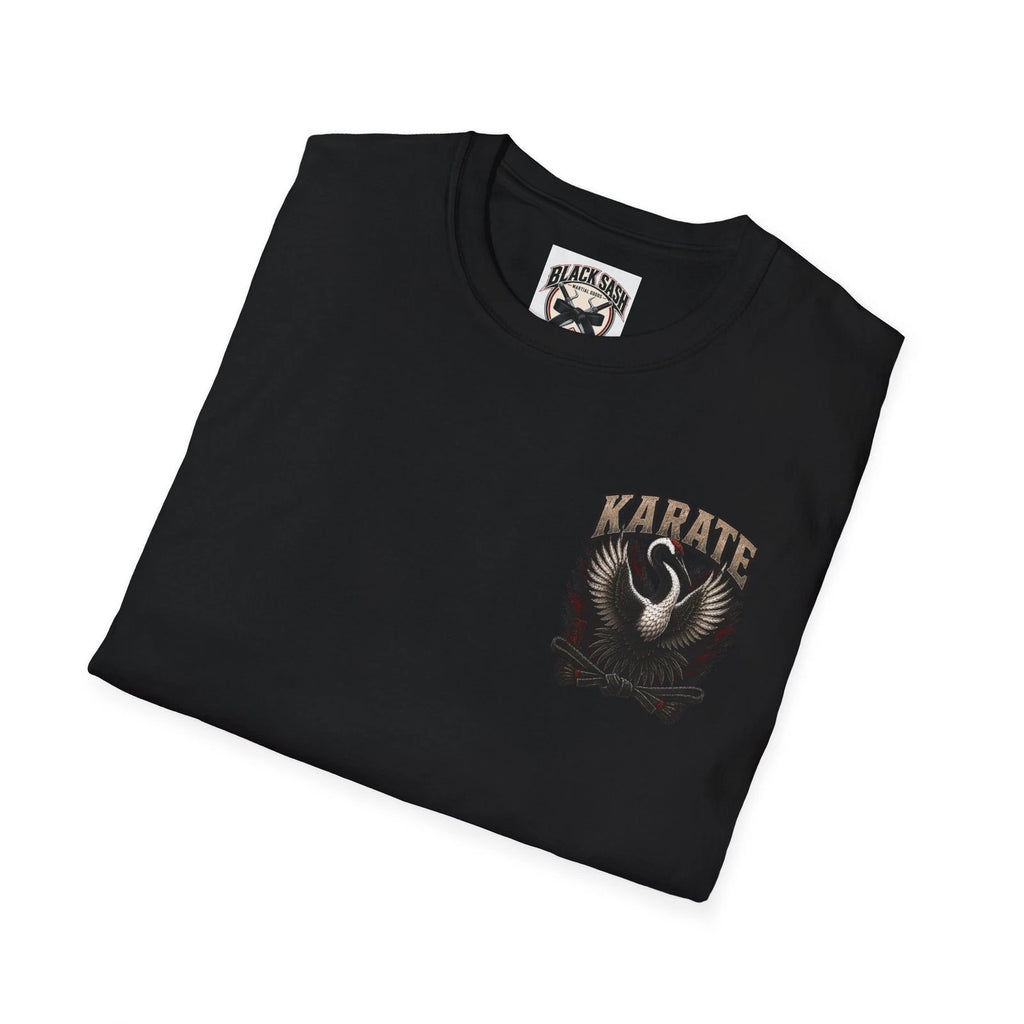 Karate Crane T-Shirt | Balance Precision Power Timing