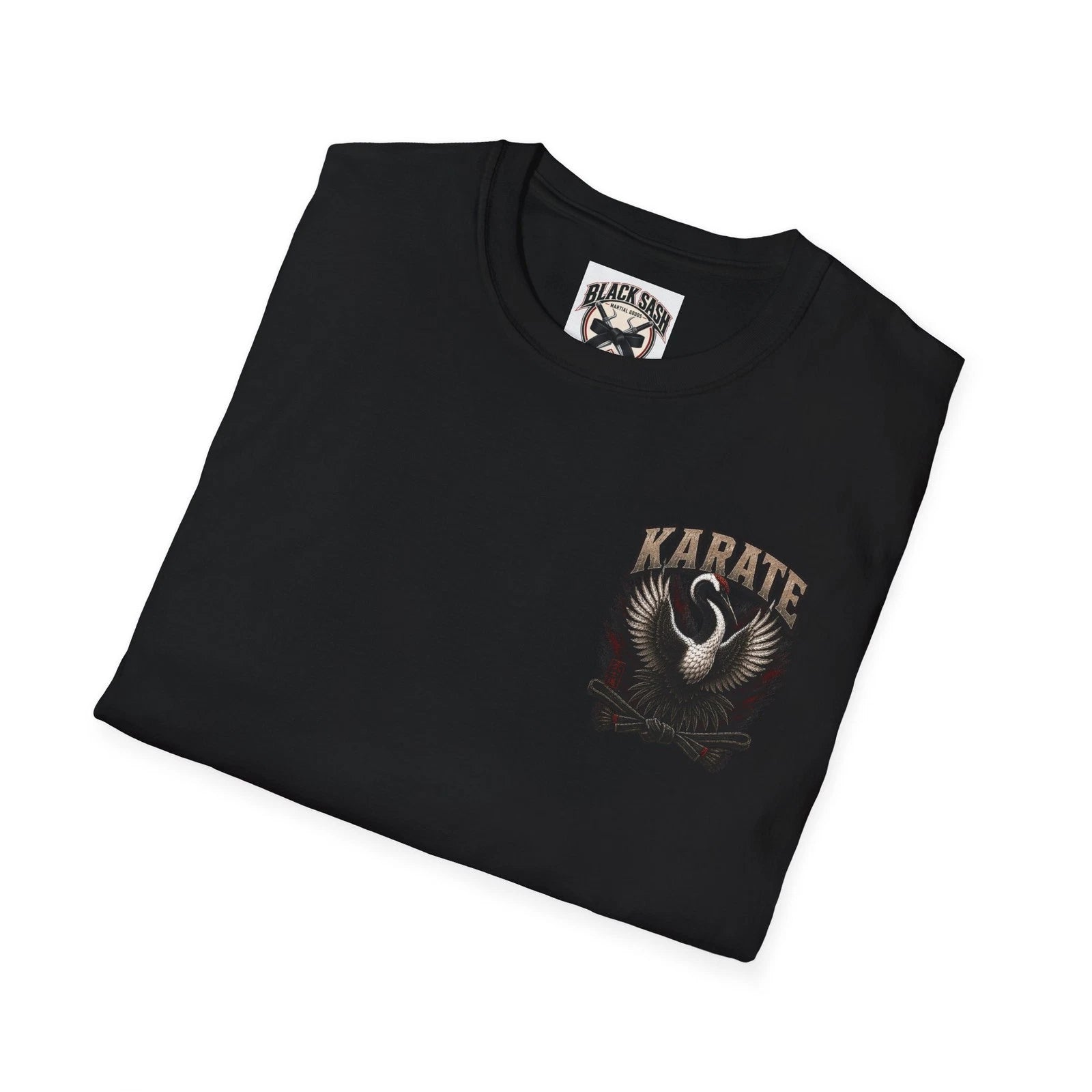 Karate Crane T-Shirt | Balance Precision Power Timing