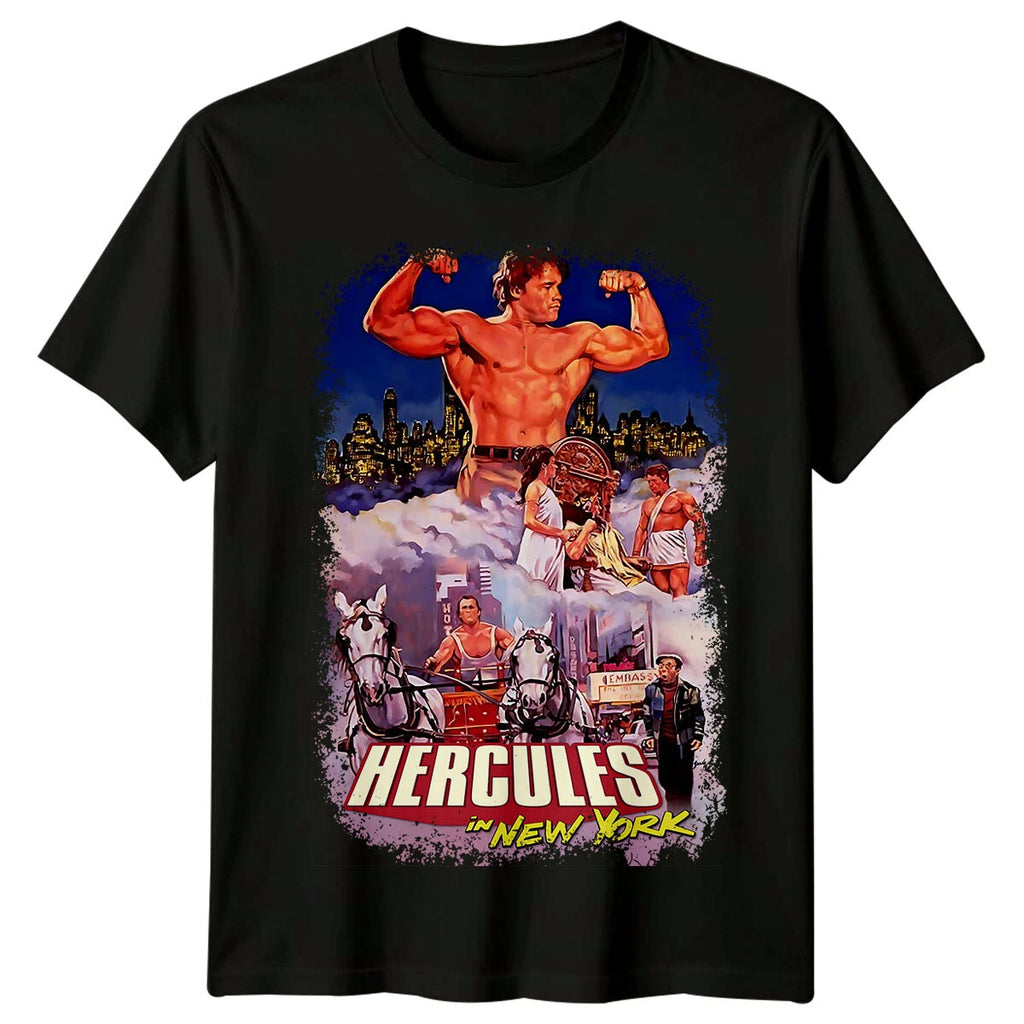 Hercules in New York (1970) Movie Poster Inspired T-Shirt Retro 70s Tee Unisex