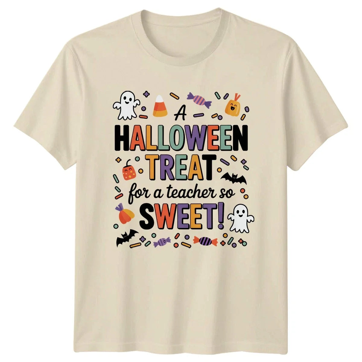 Halloween Treat For A Teacher T-Shirt Cute Halloween Gift For Him And Her