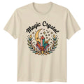 Magic Crystal Moon Celestial Boho Style T-Shirt