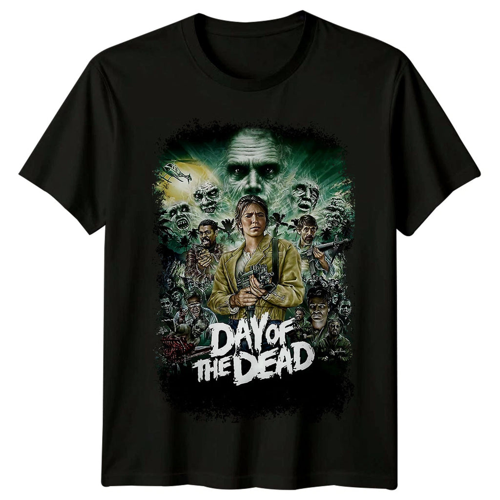 Day of the Dead (1985) Movie Poster Inspired T-Shirt Retro Graphic Tee Unisex