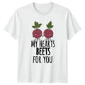 My Hearts Beets For Womens T-Shirt Vegetable Valentine Gift For Her