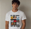 All This Radio But No Head T-Shirt Funny Joke White Graphic Gift Unisex Adult