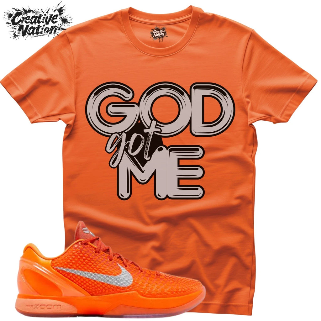 Shirt To Match 6 Orange Unisex Tee GOD Got Me Shirt Gift