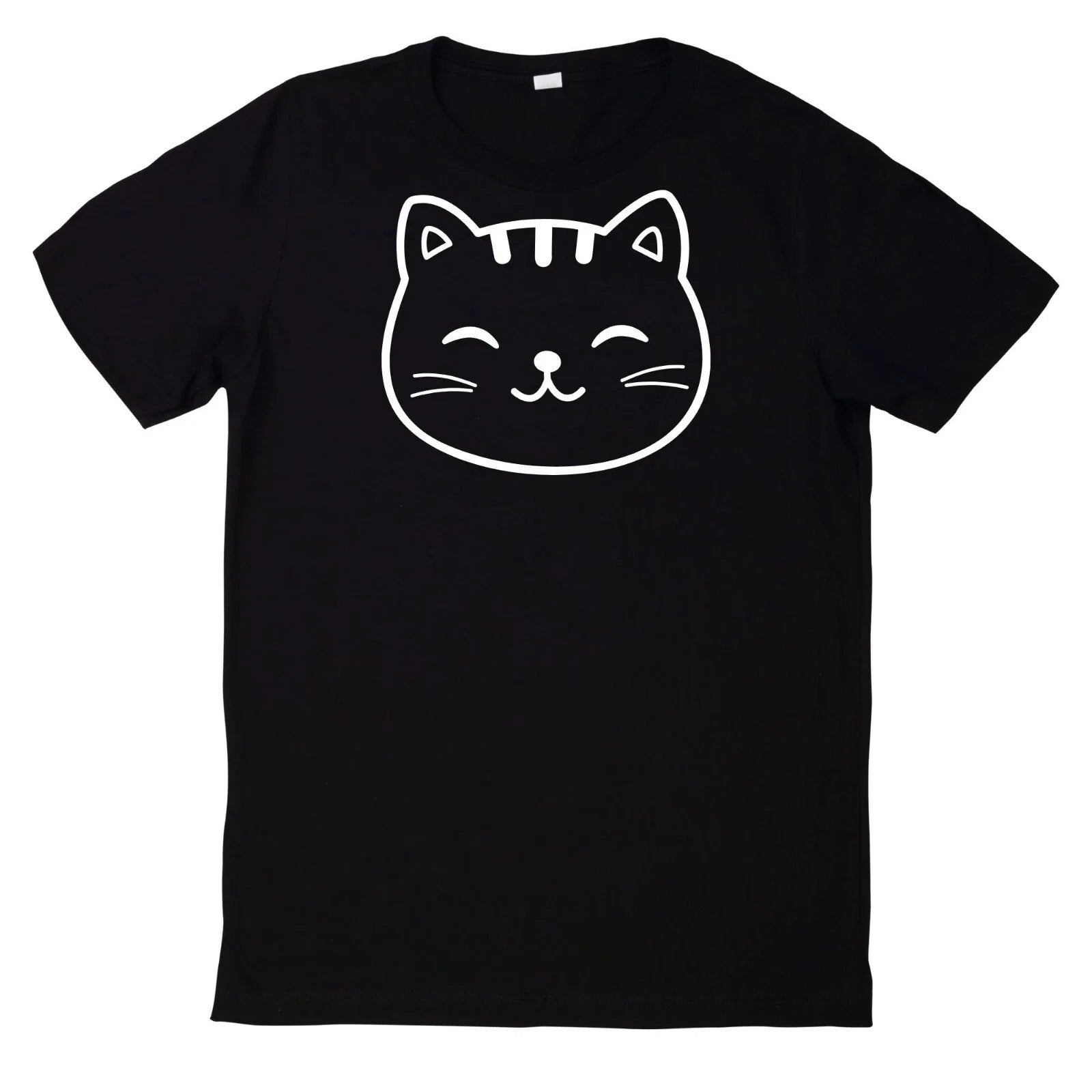 Cat Face Drawing Cat T Shirt