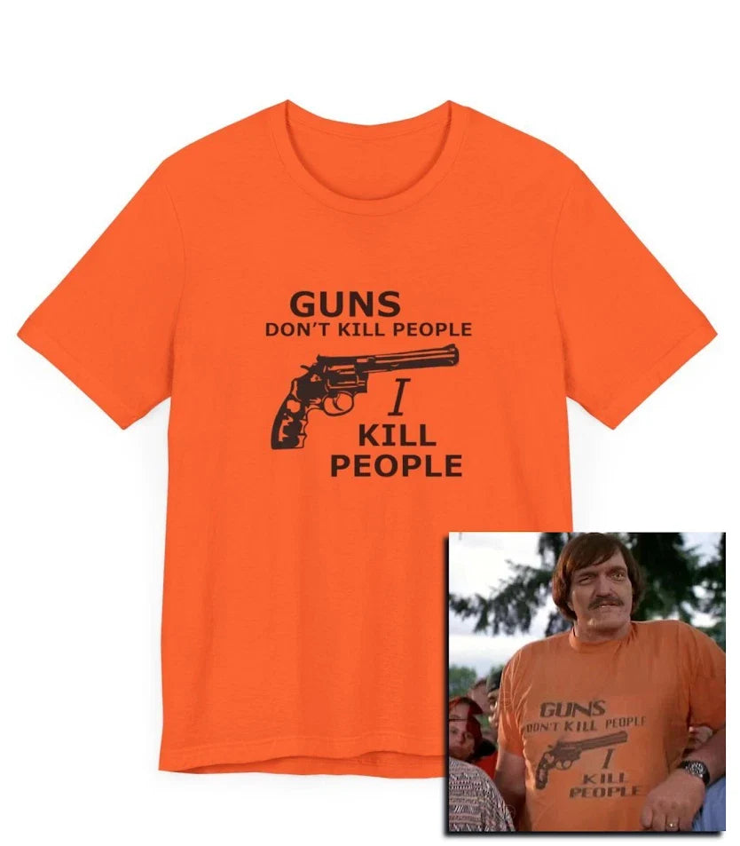 Guns Don't Kill People I Kill People T-Shirt, Happy Gilmore, Mr. Larson, Golf