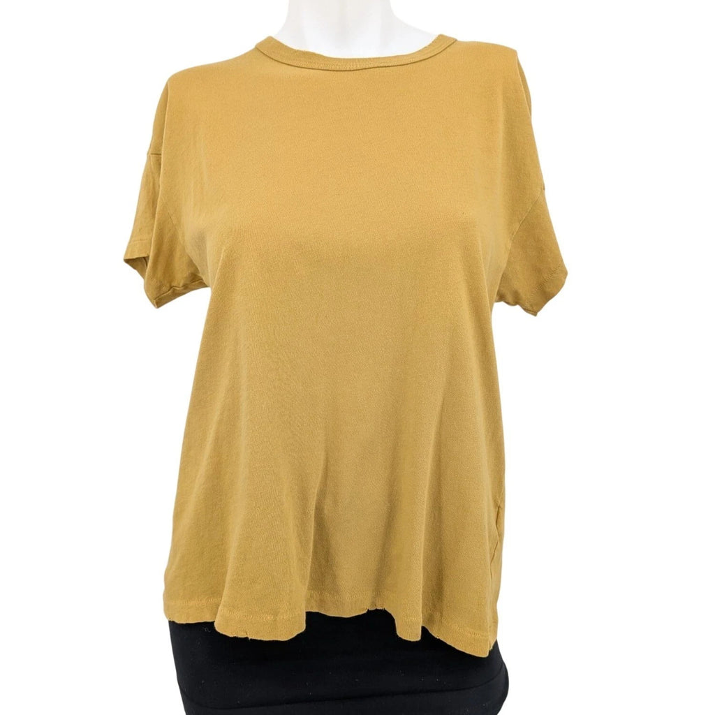 The Great. Distressed T Shirt Oversized Minimalist Grunge Granola USA XSmall
