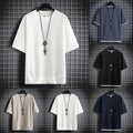 For Casual For Sports Mens Waffle Tee Breathable Polyester Spandex Blend