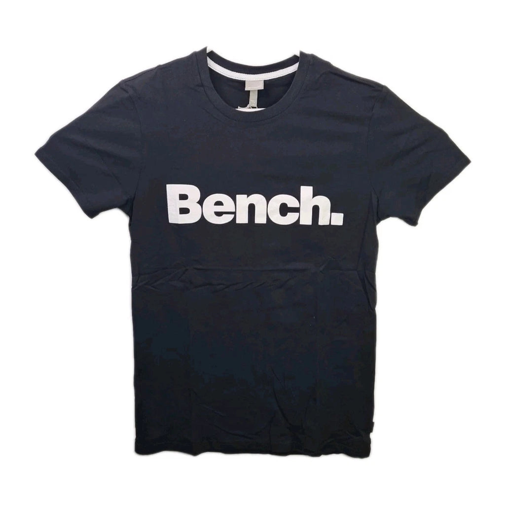 Bench. Men’s Logo Graphic Tee Minimalist Streetwear T-Shirt Cotton Black Sz S