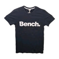 Bench. Men’s Logo Graphic Tee Minimalist Streetwear T-Shirt Cotton Black Sz S