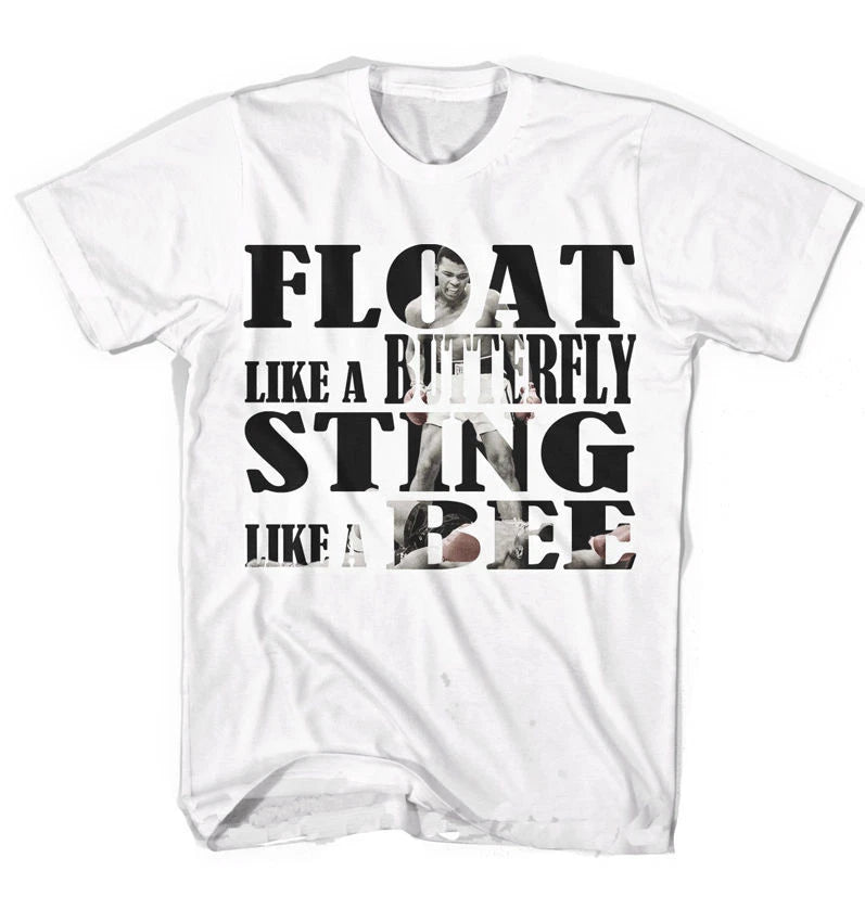★Men's T-shirt slim fit top funny saying quote "Muhammad Ali" boxer S-XXL★