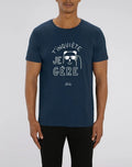 T-Shirt Man short Sleeve T'Worried I Gere Color Navy Blue