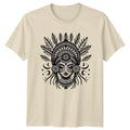 Boho Moon Goddess Celestial Spirit Womens T-Shirt Mandala Art Birthday Gift