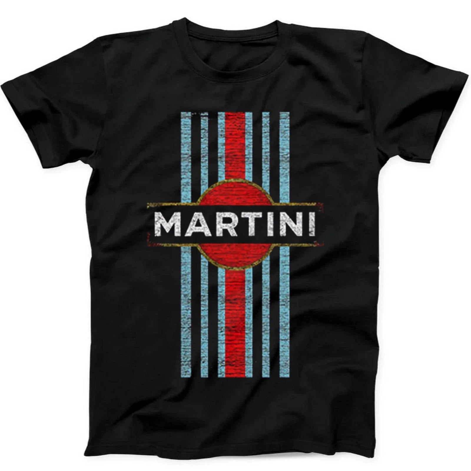 Retro Martini Racing Car Logo Retro Gift Tee  T Shirt 484