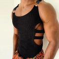 Mens Muscle Vest Gym Workout Fitness Tank Tops Sleeveless Bodybuilding T-shirts