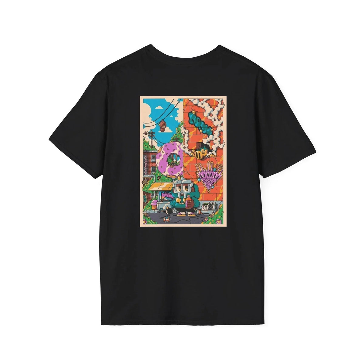 MF DOOM Comics Graffiti Pop T-Shirt, Unisex Tee, Hip Hop Shirt, Music Fan Gift,