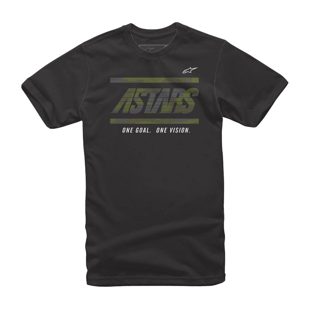 Alpinestars Draft Short Sleeve T-Shirt- Men Casual wear tee - Black / Green